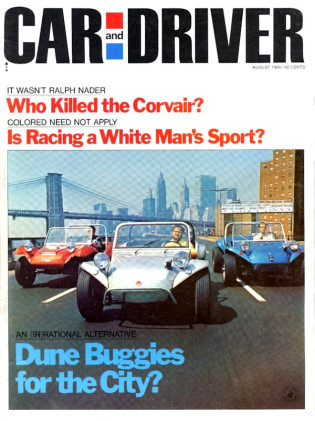 CAR & DRIVER 1969 AUG - McLAREN, CORVAIR, SUNBEAM